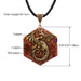 Dragon Mythology Pendants With Natural Red Jasper Orgone Energy Generator Orgonite Necklace Lucky Blessing Protection Chakra Jewelry-Health Wisdom™