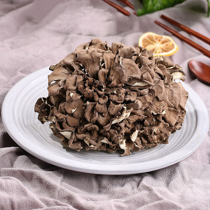 Dried Mushroom Maitake, Grifola Frondosa, Dancing Mushroom, Hui Shu Hua 灰树花, Wu Rong 舞茸-Health Wisdom™