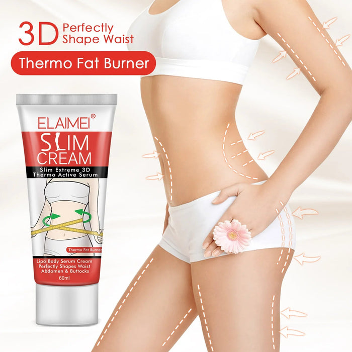 ELAIMEI Shaping Cream Reduces The Abdomen Slimming Body Massage Cream Cellulite Remover Fat Burning Losing Weight for Belly-Health Wisdom™