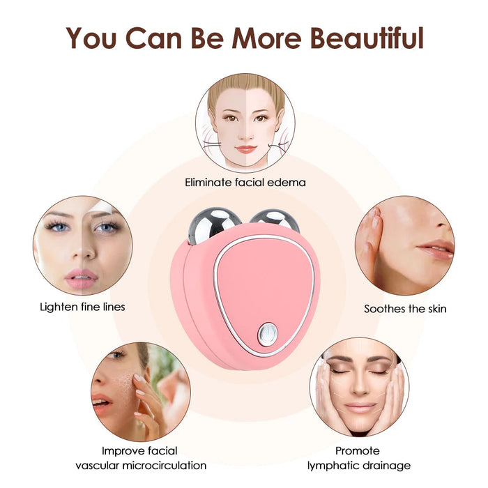 EMS Microcurrents for Face Beauty Instrument Facial Massager Lifting Slimming Acupuncture Points Vibration Skin Care Tightening-Health Wisdom™