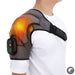 Electric Heating Vibration Massage Shoulder Brace Support Belt Therapy For Arthritis Joint Injury Pain Relief Rehabilitation Pad