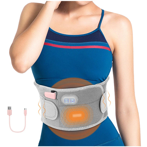 Electric Heating Waist Massage Belt Back Support Electrothermal Physiotherapy Hot Compress Lumbar Pain Relief Therapy Massager-Health Wisdom™