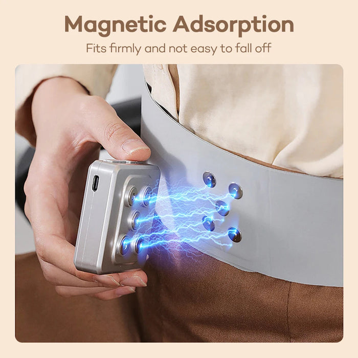 Eletric Heating Abdominal Massager Belt EMS Pulse Muscle Electrostimulator Physiotherapy Menstrual Period Health Fitness