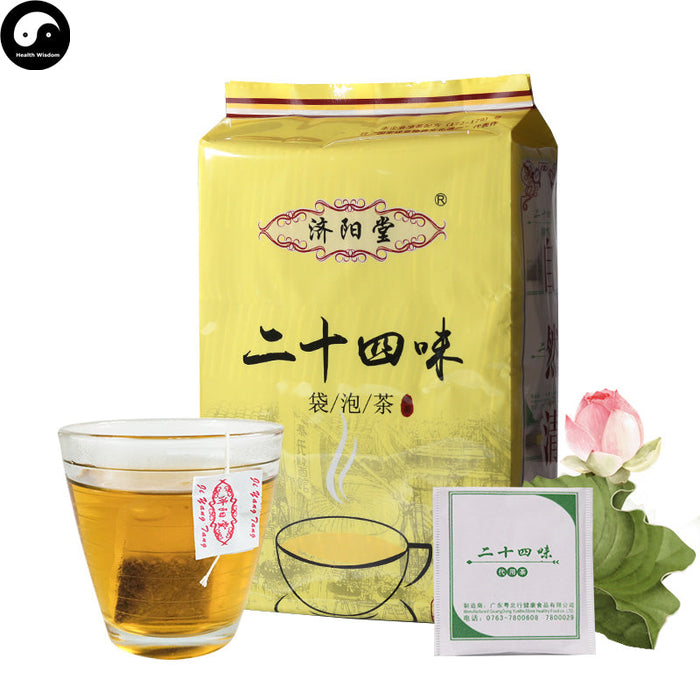 Er Shi Si Wei 二十四味, Twenty Four Flavors Herbal Tea Bag, 廿四味凉茶 Nian Si Wei Liang Cha