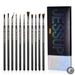 Eyeliner Brush Makeup Thin Bent Precision Angled Flat Definer Ultra Fine Pencil Precision Synthetic S151-Health Wisdom™
