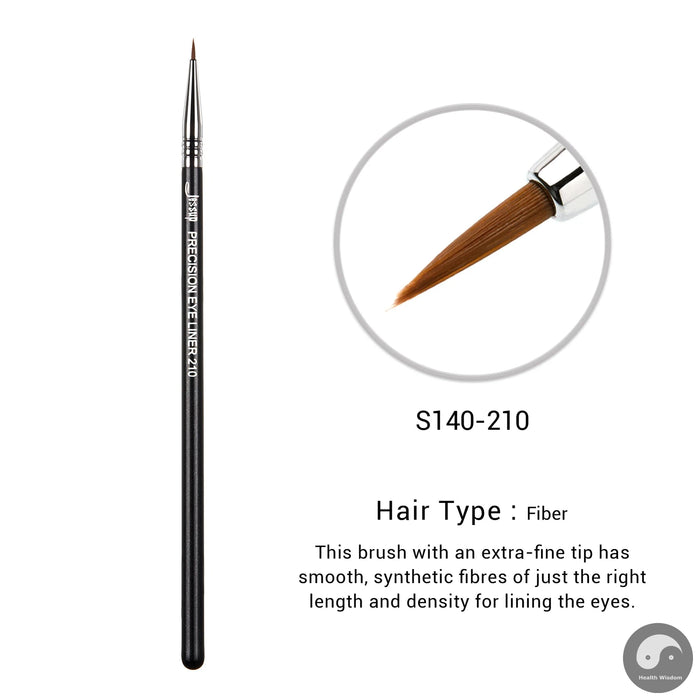 Eyeliner Brush Makeup Thin Bent Precision Angled Flat Definer Ultra Fine Pencil Precision Synthetic S151