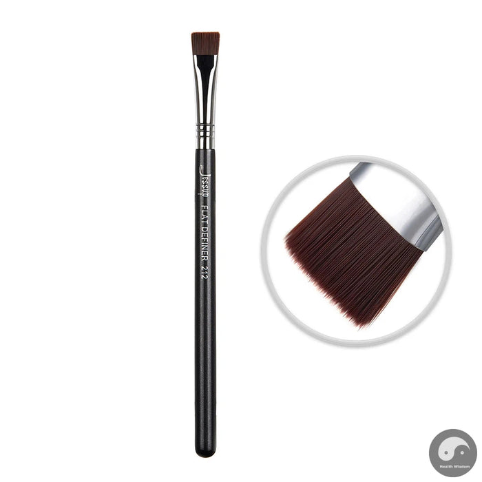 Eyeliner Brush Makeup Thin Bent Precision Angled Flat Definer Ultra Fine Pencil Precision Synthetic S151-Health Wisdom™