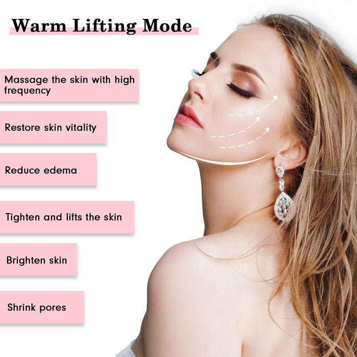 Face Massager Skin Rejuvenation Radio Mesotherapy LED Facial Lifting Beauty Vibration Wrinkle Removal Anti Aging Radio Frequency-Health Wisdom™