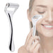 Face Massager Zinc Alloy Derma Roller Painless Micropin Skincare Facial Manual Massager Beauty Tools Face Roller Wrinkle Remover-Health Wisdom™
