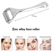 Face Massager Zinc Alloy Derma Roller Painless Micropin Skincare Facial Manual Massager Beauty Tools Face Roller Wrinkle Remover
