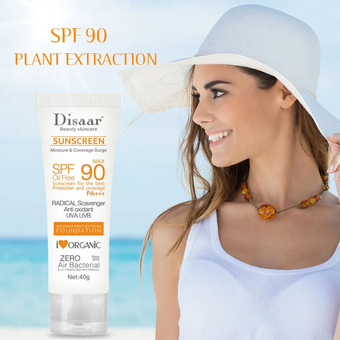 Facial Body Sunscreen Whitening Sun Cream Sunblock Skin Protective Cream Anti-Aging Oil-control Moisturizing SPF90 Face-Health Wisdom™