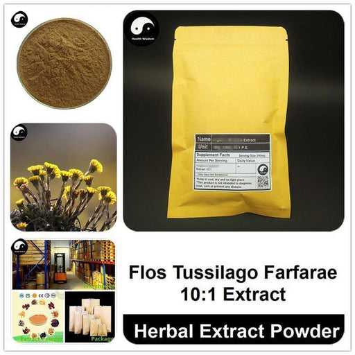 Flos Tussilago Farfarae Extract Powder, Common Coltsfoot Flower P.E. 10:1, Kuan Dong Hua-Health Wisdom™