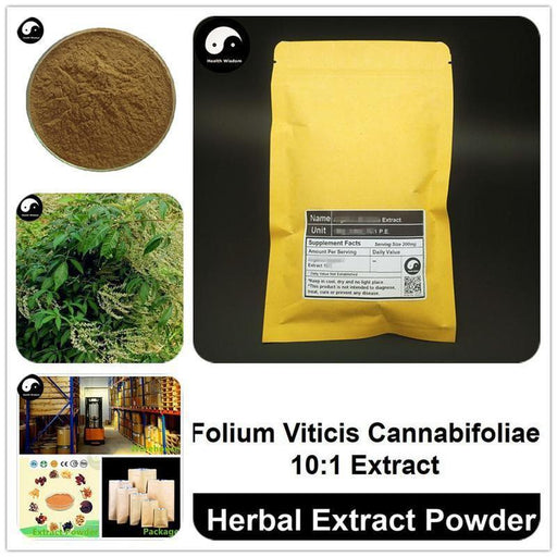 Folium Viticis Cannabifoliae Extract Powder, Folium Viticis Negundo P.E. 10:1, Mu Jing Ye-Health Wisdom™