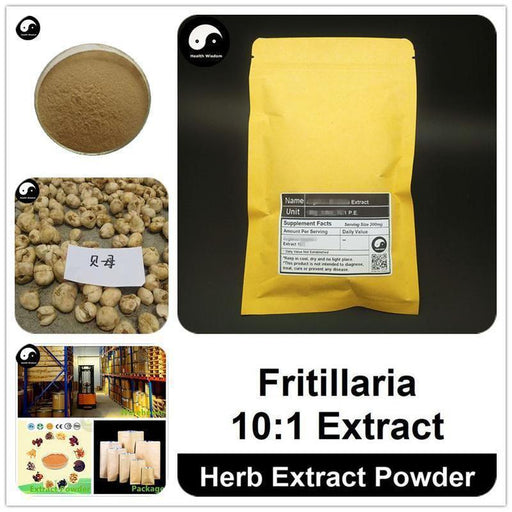 Fritillaria Extract Powder, Bulbus Fritillariae Cirrhosae P.E. 10:1, Bei Mu-Health Wisdom™