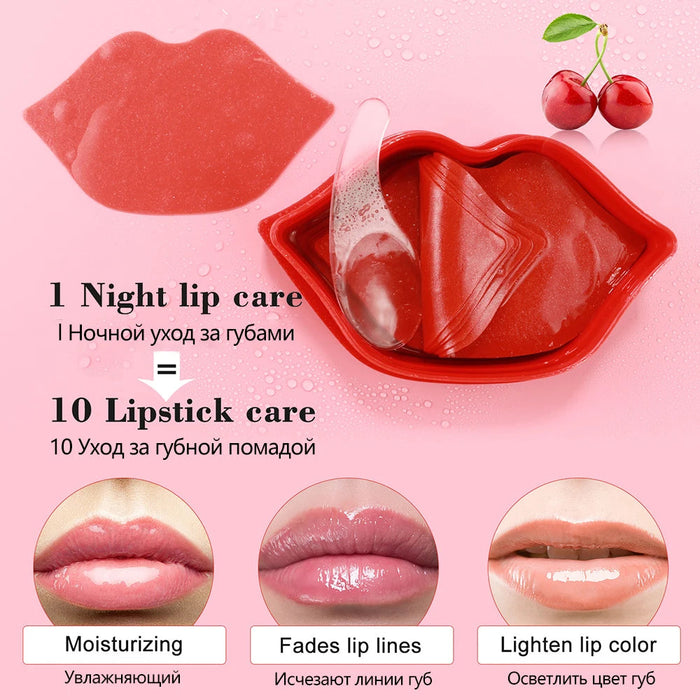 Fruit Vitamin C Moisturizing Skincare Lip Mask Reducing Lip Wrinkles Repair Skin Lip Patches Face Care Masks Recreate Sexy Lips-Health Wisdom™