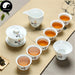 Full Kungfu Gaiwan tea Set With 6 Cups 空