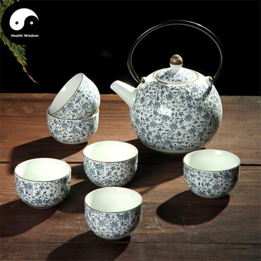 Full Kungfu Teapot Set With Mental Infuser+6 Cups-Health Wisdom™