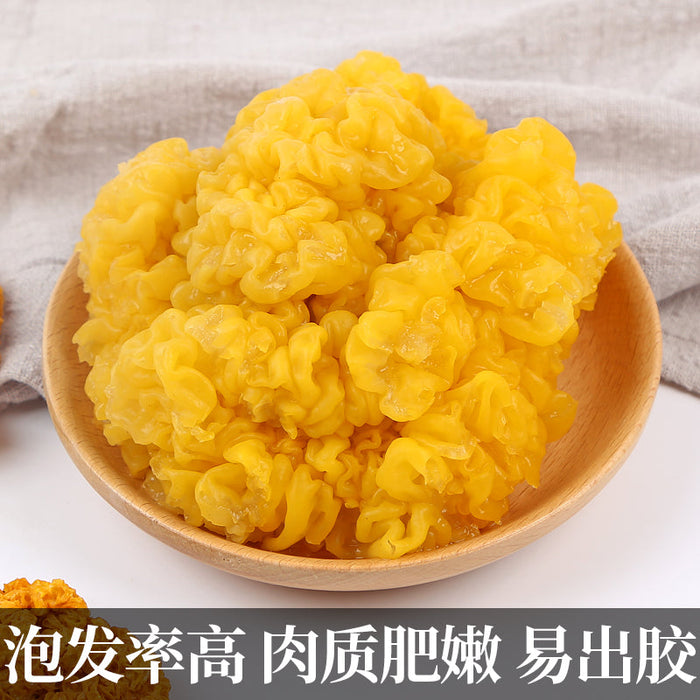 Fungi Huang Jin Er 黄金耳, Naematelia Aurantialba, Gold Mushroom For Soup Food-Health Wisdom™