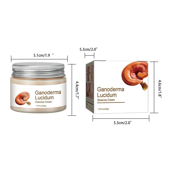 Ganoderma Lucidum Extract Reishi Mushroom Cream High Water Retention Rebuild Recover Repair Skin Care Supply Ling Zhi-Health Wisdom™