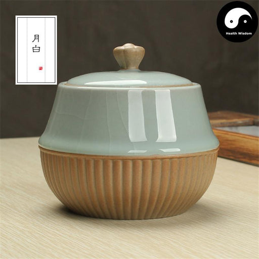 Ge Ceramic Loose Leaf Tea Storage 200g 茶叶罐-Health Wisdom™