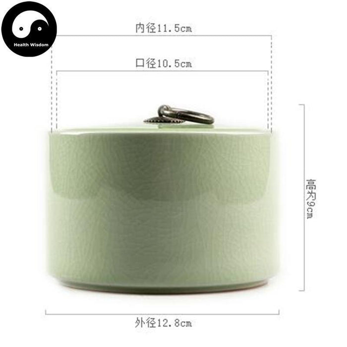 Ge Ceramic Loose Leaf Tea Storage 哥窑 茶叶罐-Health Wisdom™