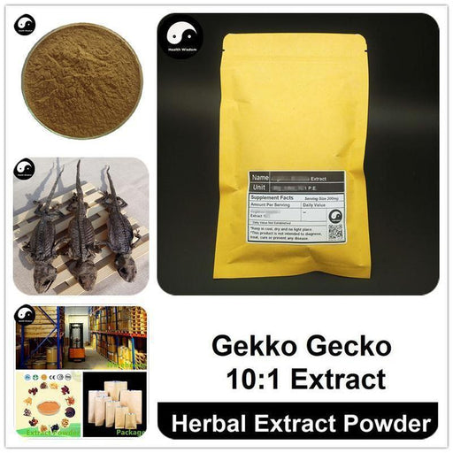 Gekko Gecko Extract Powder, Tokay Gecko Extract 10:1, Ge Jie-Health Wisdom™
