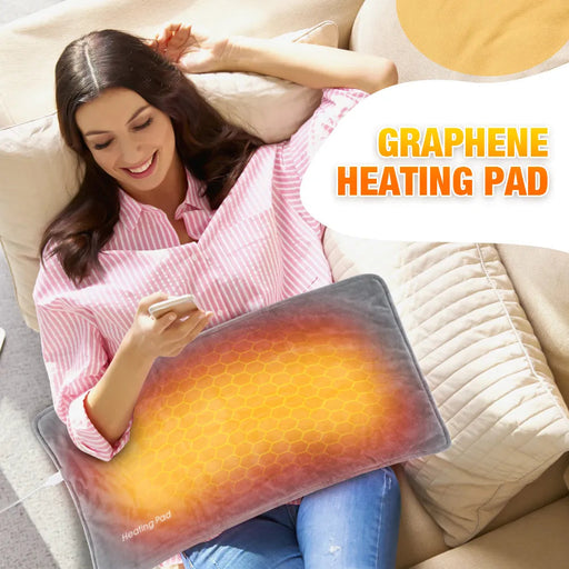 Graphene Electric USB Heating Pad Mat Massager Thermal Blankets Winter Warmer Abdomen Waist Back Foot Hand Pain Relief 30*60cm-Health Wisdom™