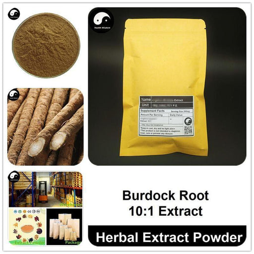 Great Burdock Root Extract Powder, Radix Arctii P.E. 10:1, Arctium Lappa Niu Bang-Health Wisdom™