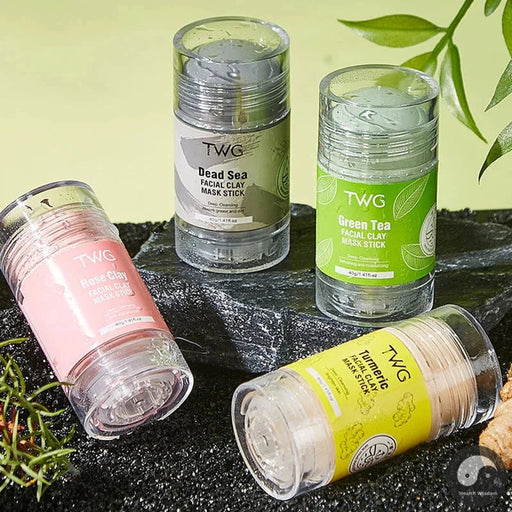 Green Tea Facial Clay Mask Stick Face Mask Cleansing Blackhead Removal Anti Acne Moisturizing Facial Masks Skin Care Products