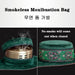 Green Velvet Moxibustion Box Bag Burner Acupuncture Meridian Heating Therapy Warm Pain Relief Free Shipping