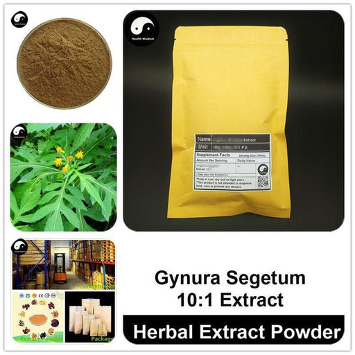 Gynura Segetum Extract Powder, Herb of Chrysanthemum-like Groundsel P.E. 10:1, Ju San Qi