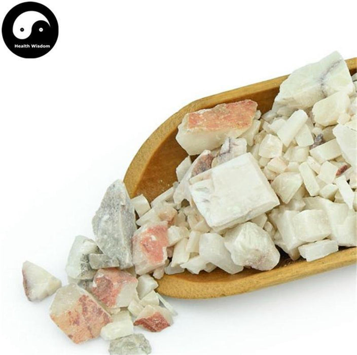Han Shui Shi 寒水石, Calcitum, Glauberitum, Red Gypsum, Medicinal Mineral Calcite-Health Wisdom™