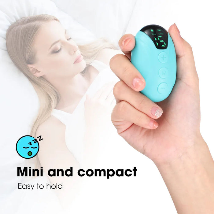 Handheld Sleep Aid EMS Microcurrent CES Pulse Device With Display Hypnosis Insomnia Mental Stress Anxiety Relief Eliminat Relax-Health Wisdom™