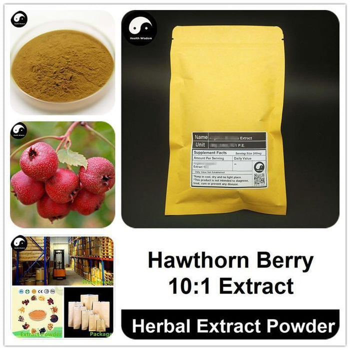 Hawthorn Berry Extract Powder 10:1, Crataegus Pinnatifida P.E., Shan Zha-Health Wisdom™