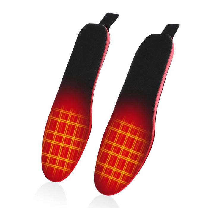 Heated Insoles 2100mAh Electric Foot Warmer Hot Compress Remote Control 3-speed Shoes Pads For Skiing Winter Outdoor