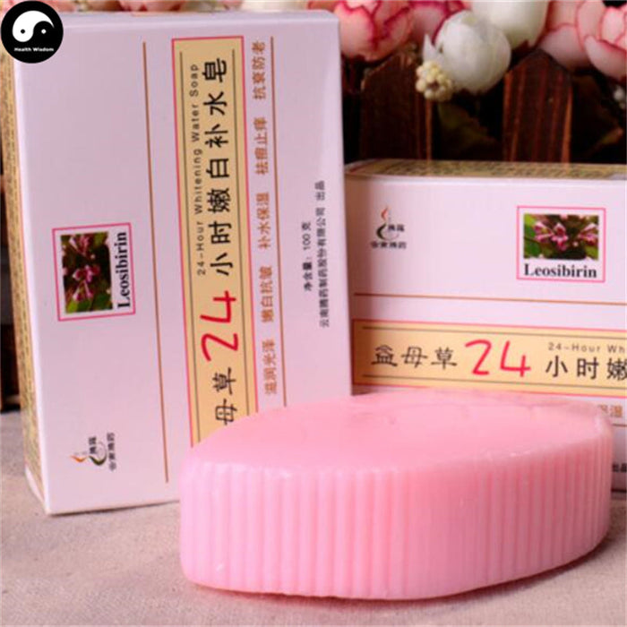 Herba Perfumed Soap Motherwort Extract Yi Mu Cao Scented Beauty Skin Care Soap