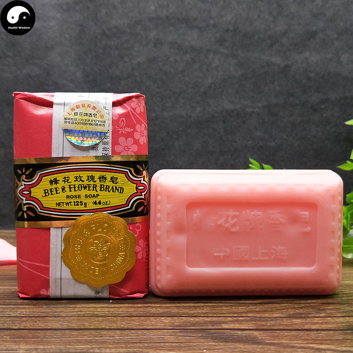 Herba Perfumed Soap Rose Extract Shanghai Bee Flower Scented Beauty Skin Care Soap