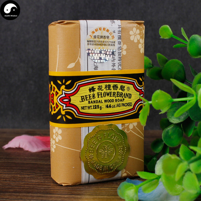 Herba Perfumed Soap Sandalwood Extract Shanghai Bee Flower Scented Beauty Skin Care Soap