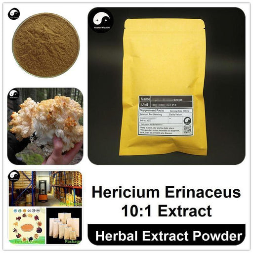 Hericium Erinaceus Extract Powder, Lion's Mane Mushroom P.E. 10:1, Yamabushitake, Hou Tou Gu