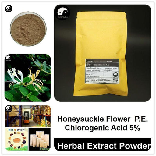 Honeysuckle Flower Extract Powder, Chlorogenic Acid 5%, Lonicera Japonica P.E., Jin Yin Hua-Health Wisdom™
