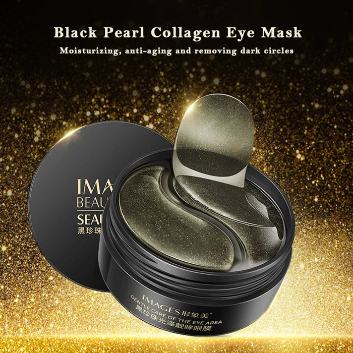 IMAGES Seaweed Black Pearl Gold Collagen Eye Patches Anti Dark Circle Anti-wrinkle Eye Mask Moisturizing Eyes Care Masks 120pcs-Health Wisdom™