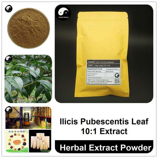 Ilicis Pubescentis Leaf Extract Powder, Folium Pubescent Holly P.E. 10:1, Mao Dong Qing
