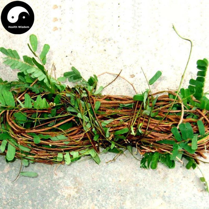 Ji Gu Cao Ye 雞骨草叶, Herba Abrus Precatorius, Herba Abri Leaf, Xiang Si Teng Ye
