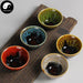 Kiln Change Ceramic Tea Cups 80ml*2pcs