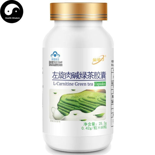 L-Carnitine + Green Tea Capsules Help With Weight Loss Women Slimming-Health Wisdom™