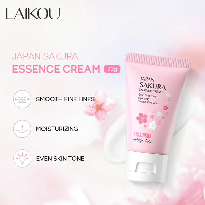 LAIKOU Snail Vitamin C Sakura Face Cream Moisturizing Anti Wrinkle Anti-Aging Whitening Creams Beauty Facial Skin Care Products-Health Wisdom™
