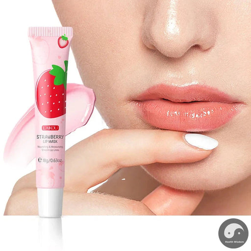 LAIKOU Strawberry Lip Mask skincare Lip Balm Moisturizing Anti Wrinkle Nourishing Lips Skin Care Products