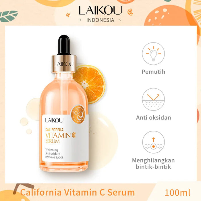 LAIKOU Vitamin C Essence 100ml Facial Moisturizing Hydrating Anti-Aging Anti Wrinkle Face Serum Facial Skin Care Products-Health Wisdom™