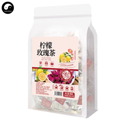 Lemon Rose Flower tea bag easy drink 50bags-Health Wisdom™