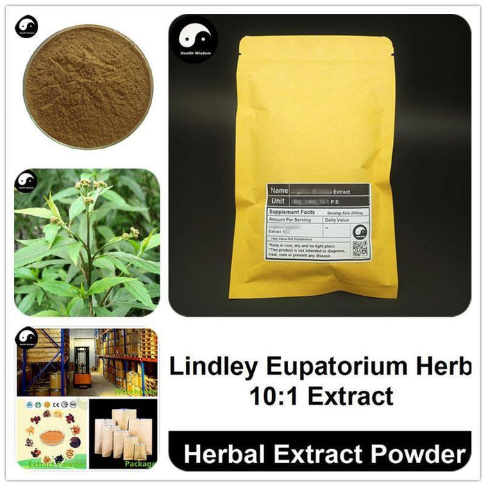 Lindley Eupatorium Herb Extract Powder, Eupatorium Lindleyanum P.E. 10:1, Ye Ma Zhui-Health Wisdom™